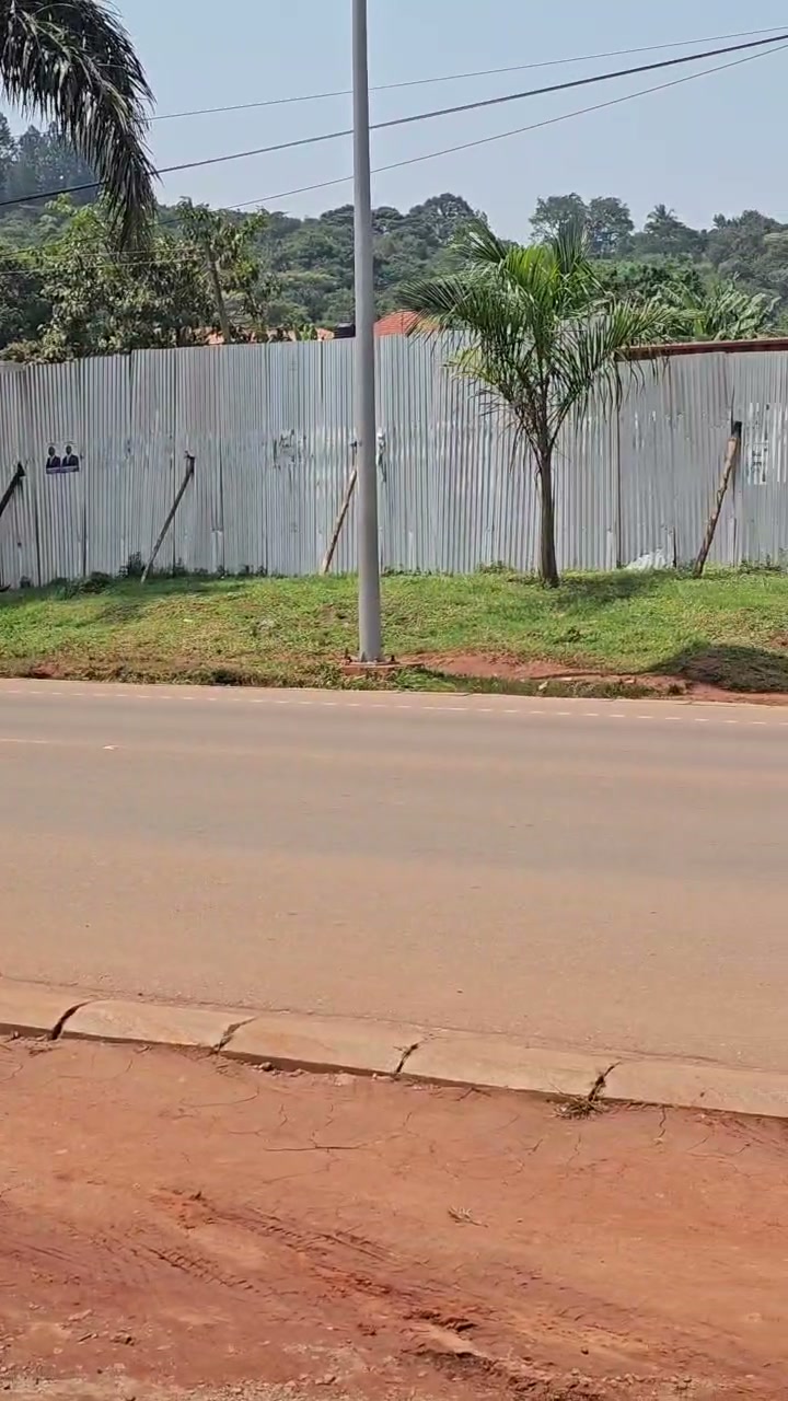 1.3-acre commercial plot on Entebbe Road in Bwebajja