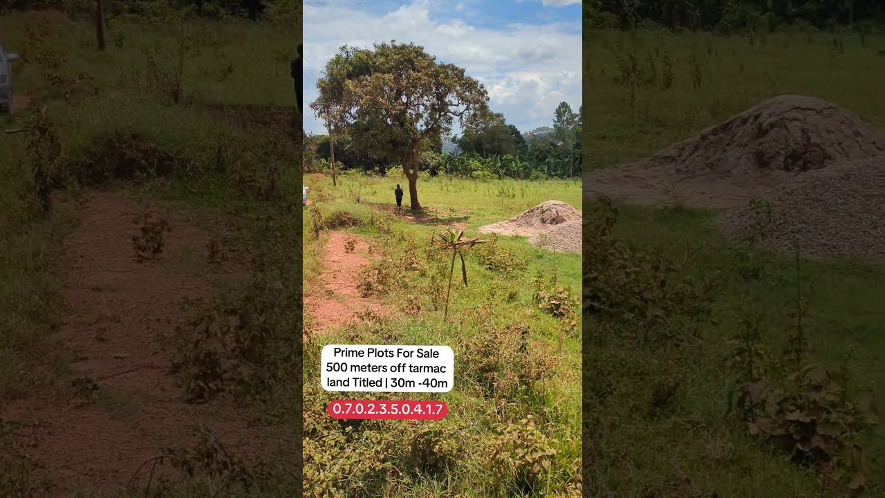 Plots for sale on Kampala-Hoima Road, Kakiri
